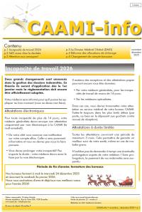 caami-info novembre-décembre 2025